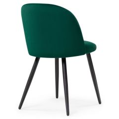 Стул на металлокаркасе Gabi 1 dark green / black в Чайковском - chaykovskiy.mebel24.online | фото 4