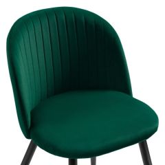 Стул на металлокаркасе Gabi 1 dark green / black в Чайковском - chaykovskiy.mebel24.online | фото 5