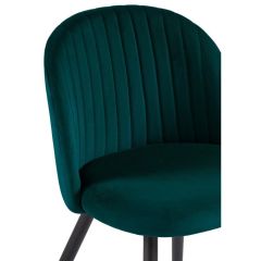 Стул на металлокаркасе Gabi 1 green / black в Чайковском - chaykovskiy.mebel24.online | фото 4