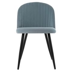 Стул на металлокаркасе Gabi 1 light blue / black в Чайковском - chaykovskiy.mebel24.online | фото 3