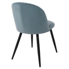 Стул на металлокаркасе Gabi 1 light blue / black в Чайковском - chaykovskiy.mebel24.online | фото 5