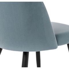 Стул на металлокаркасе Gabi 1 light blue / black в Чайковском - chaykovskiy.mebel24.online | фото 8