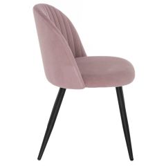 Стул на металлокаркасе Gabi 1 light purple / black в Чайковском - chaykovskiy.mebel24.online | фото 2