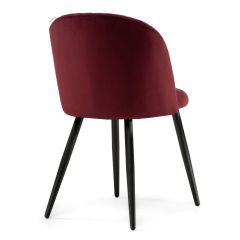 Стул на металлокаркасе Gabi 1 wine red / black в Чайковском - chaykovskiy.mebel24.online | фото 3