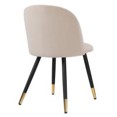 Стул на металлокаркасе Gabi beige / black / gold в Чайковском - chaykovskiy.mebel24.online | фото 2