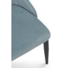 Стул на металлокаркасе Kora light blue / black в Чайковском - chaykovskiy.mebel24.online | фото 7