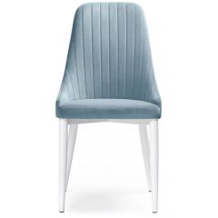 Стул на металлокаркасе Kora light blue / white в Чайковском - chaykovskiy.mebel24.online | фото 2