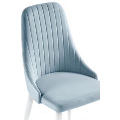 Стул на металлокаркасе Kora light blue / white в Чайковском - chaykovskiy.mebel24.online | фото 5