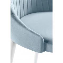 Стул на металлокаркасе Kora light blue / white в Чайковском - chaykovskiy.mebel24.online | фото 6