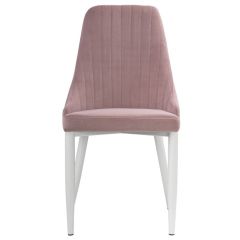 Стул на металлокаркасе Kora white / light purple в Чайковском - chaykovskiy.mebel24.online | фото 2