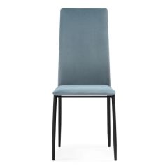 Стул на металлокаркасе Tod light blue / black в Чайковском - chaykovskiy.mebel24.online | фото 1