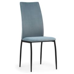 Стул на металлокаркасе Tod light blue / black в Чайковском - chaykovskiy.mebel24.online | фото 3