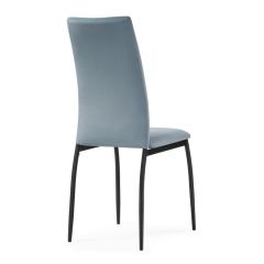 Стул на металлокаркасе Tod light blue / black в Чайковском - chaykovskiy.mebel24.online | фото 5