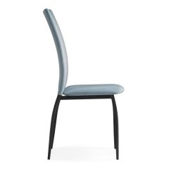 Стул на металлокаркасе Tod light blue / black в Чайковском - chaykovskiy.mebel24.online | фото 7