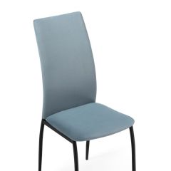 Стул на металлокаркасе Tod light blue / black в Чайковском - chaykovskiy.mebel24.online | фото 9