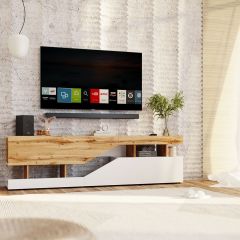 Тумба под ТВ НКМ Дубай секция №4 в Чайковском - chaykovskiy.mebel24.online | фото 3