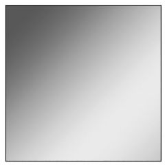 Зеркало Corsica 500х500 black без подсветки Sansa (SB1063Z) в Чайковском - chaykovskiy.mebel24.online | фото 1