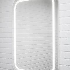 Зеркало Elis 100 white с подсветкой Sansa (SEe1045Z) в Чайковском - chaykovskiy.mebel24.online | фото 3