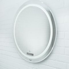 Зеркало Gia 75 white с подсветкой Sansa (SGa1044Z) в Чайковском - chaykovskiy.mebel24.online | фото 2