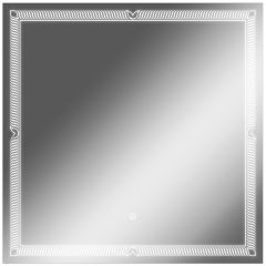 Зеркало Паликир 700х700 с подсветкой Домино (GL7051Z) в Чайковском - chaykovskiy.mebel24.online | фото