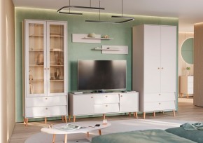 АФИНА Гостиная (модульная) кашемир серый в Чайковском - chaykovskiy.mebel24.online | фото 1