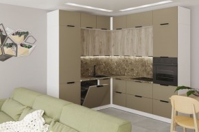 АЛЬБА Кухонный гарнитур Гранд Прайм  (2200*2500 мм) в Чайковском - chaykovskiy.mebel24.online | фото 1