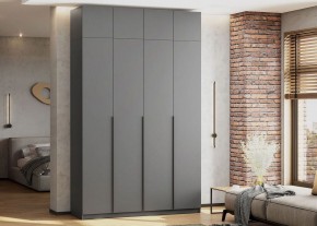 Антресоль 1600 «ШК-5» Графит серый в Чайковском - chaykovskiy.mebel24.online | фото 4
