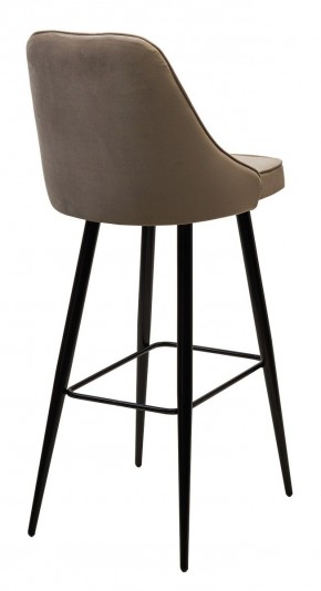 Барный стул NEPAL-BAR БЕЖЕВЫЙ #5, велюр/ черный каркас (H=78cm) М-City в Чайковском - chaykovskiy.mebel24.online | фото 2