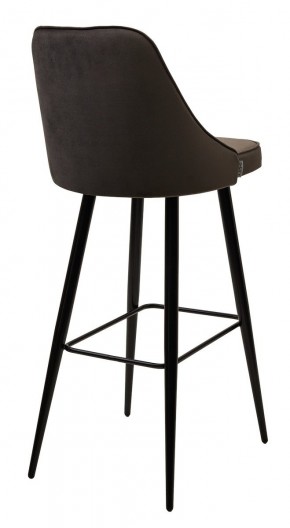 Барный стул NEPAL-BAR ГРАФИТ #14, велюр/ черный каркас (H=78cm) М-City в Чайковском - chaykovskiy.mebel24.online | фото 2