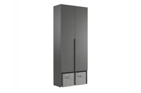 БАСКО Прихожая К10 (графит) в Чайковском - chaykovskiy.mebel24.online | фото 4