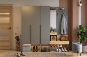 БАСКО Прихожая К11 (графит) в Чайковском - chaykovskiy.mebel24.online | фото