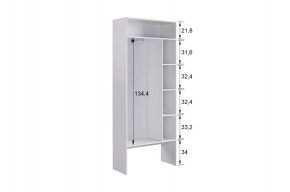 БАСКО Прихожая К5 (графит) в Чайковском - chaykovskiy.mebel24.online | фото 9