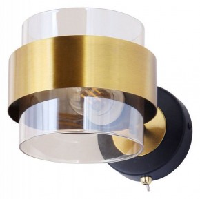 Бра Arte Lamp Carlo A8205AP-1BK в Чайковском - chaykovskiy.mebel24.online | фото