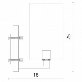 Бра Divinare Porta 5933/01 AP-1 в Чайковском - chaykovskiy.mebel24.online | фото 3