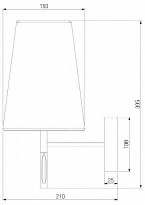 Бра Eurosvet Milazzo 60137/1 золото в Чайковском - chaykovskiy.mebel24.online | фото 3