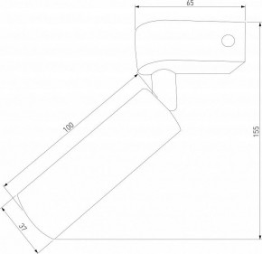 Бра Eurosvet Pitch 20143/1 LED черный в Чайковском - chaykovskiy.mebel24.online | фото 2