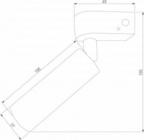 Бра Eurosvet Pitch 20143/1 LED титан в Чайковском - chaykovskiy.mebel24.online | фото 3