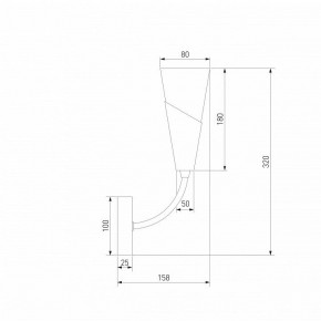 Бра Eurosvet Rhyton 60167/1 латунь в Чайковском - chaykovskiy.mebel24.online | фото 5