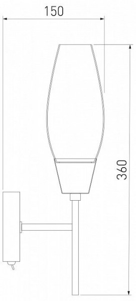 Бра Eurosvet Thalia 60140/1 сатин-никель в Чайковском - chaykovskiy.mebel24.online | фото 3
