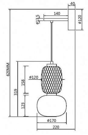 Бра Maytoni Pattern MOD267WL-L18G3K в Чайковском - chaykovskiy.mebel24.online | фото 4