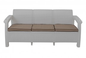 Диван Yalta Premium Sofa 3 Set (Ялта) белый (+подушки под спину) в Чайковском - chaykovskiy.mebel24.online | фото 2