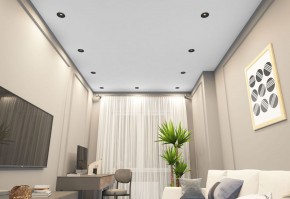 DK2120-BK Встраиваемый светильник, IP 20, 50 Вт, GU10, черный, алюминий в Чайковском - chaykovskiy.mebel24.online | фото 2