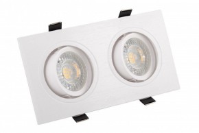 DK3022-WH Встраиваемый светильник, IP 20, 10 Вт, GU5.3, LED, белый, пластик в Чайковском - chaykovskiy.mebel24.online | фото 1