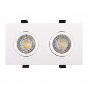 DK3022-WH Встраиваемый светильник, IP 20, 10 Вт, GU5.3, LED, белый, пластик в Чайковском - chaykovskiy.mebel24.online | фото 2