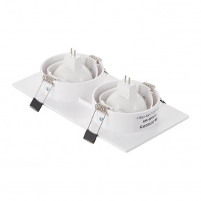 DK3022-WH Встраиваемый светильник, IP 20, 10 Вт, GU5.3, LED, белый, пластик в Чайковском - chaykovskiy.mebel24.online | фото 3