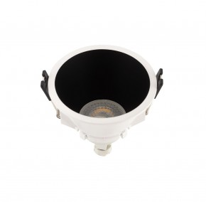 DK3026-WB Встраиваемый светильник, IP 20, 10 Вт, GU5.3, LED, белый/черный, пластик в Чайковском - chaykovskiy.mebel24.online | фото 2
