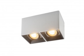 DK3035-WB Светильник накладной IP 20, 10 Вт, GU5.3, LED, белый/черный, пластик в Чайковском - chaykovskiy.mebel24.online | фото 1
