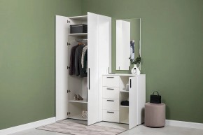 ЭЙР прихожая (модульная) Белый Шагрень в Чайковском - chaykovskiy.mebel24.online | фото 24