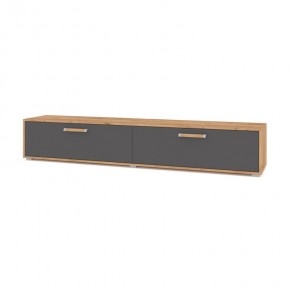 ФЛОРИДА Ф32 Тумба ТВ (дуб золотой/графит) в Чайковском - chaykovskiy.mebel24.online | фото