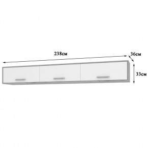 ФЛОРИДА Гостиная (модульная) дуб золотой/графит в Чайковском - chaykovskiy.mebel24.online | фото 12
